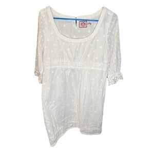 Juicy Couture Long sleeve white dress size M